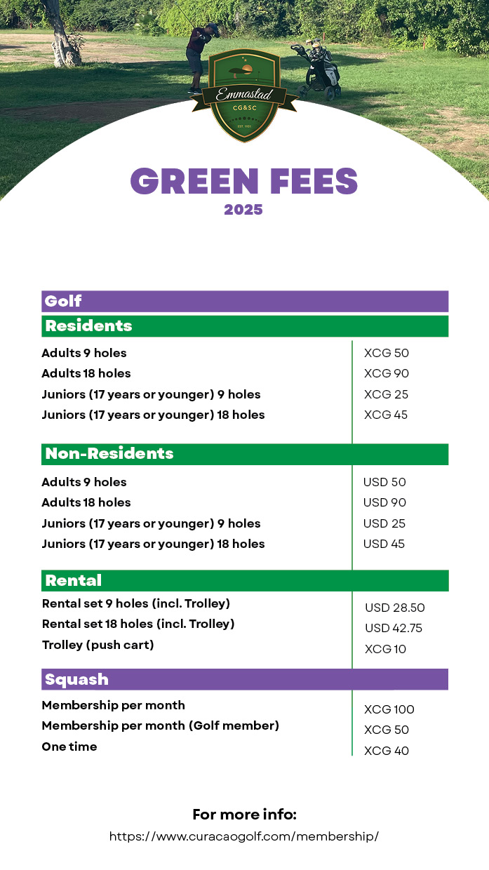 Curacao Golf Rates